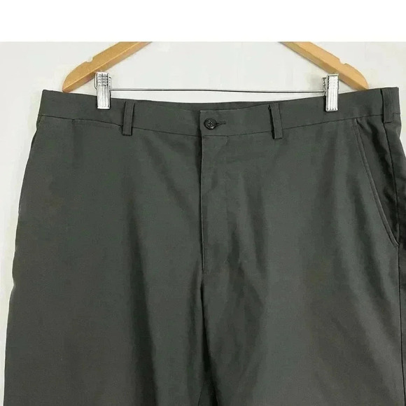 PGA Tour Casual Golf Shorts Sz 38 Gray Flat Front Men's 100% Polyester - Picture 5 of 7